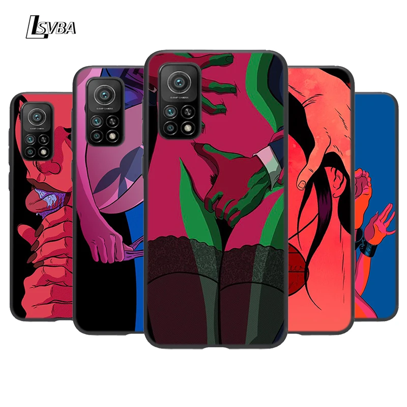 

Hot Girls Sexy Twerk Silicone Cover For Xiaomi Mi Note 11 10T 10 9 9T SE 8 Lite Pro Ultra 5G Phone Case Shell