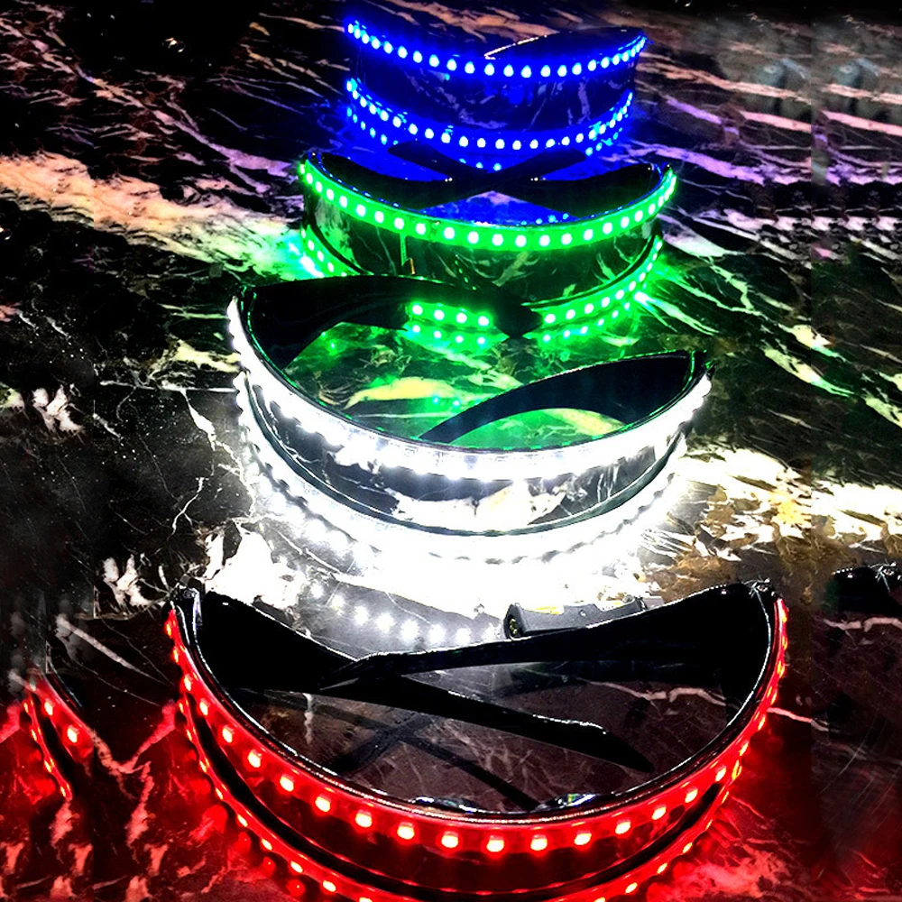 Светодиодные очки креативные модные светящиеся бар вечерние товары для сцены