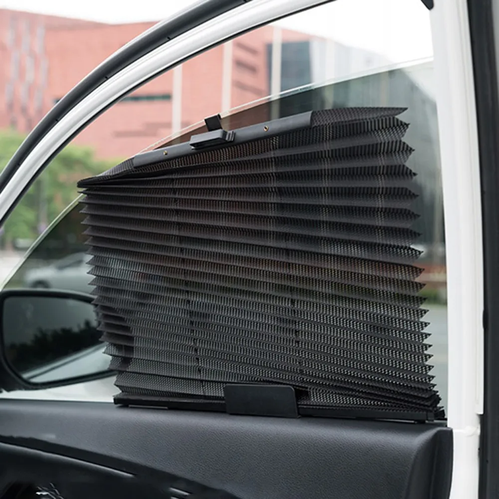 

1Pcs Car Sunshade Retractable Side Window Car Window Shade Car Sun Block Auto Window Foldable Curtain Sunshade