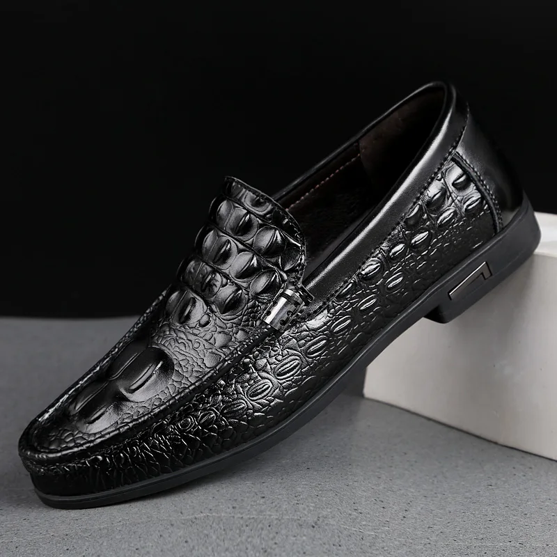 

2021 Men's Casual Shoes Handmade Mens Style Shoes Comfortable Men's Moccasins Breathable Mens Loafers Big Size 46 Sneakers