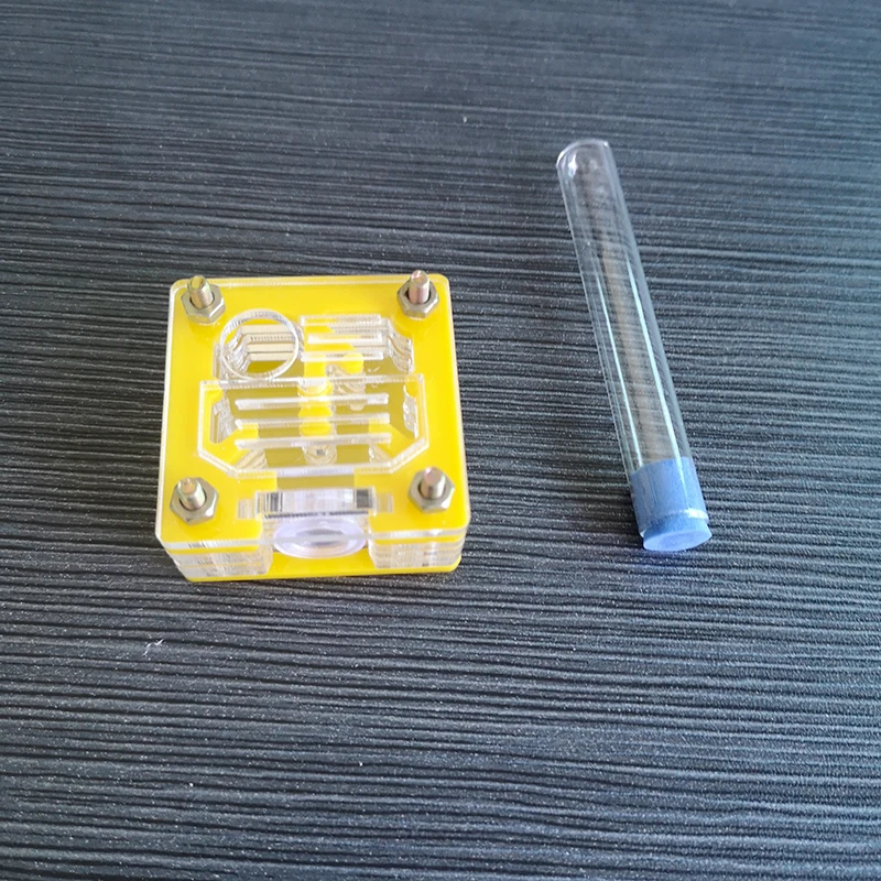 Мини Муравьиное гнездо маленькая колония Кормление с пробиркой плоский муравьи