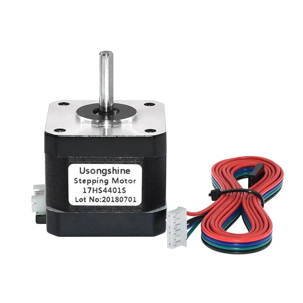 

4-lead Nema17 Stepper 17HS4401 Motor 42 motor Extruder Gear Stepper Motor Ratio 5.18:1 Planetary Gearbox Nema 17