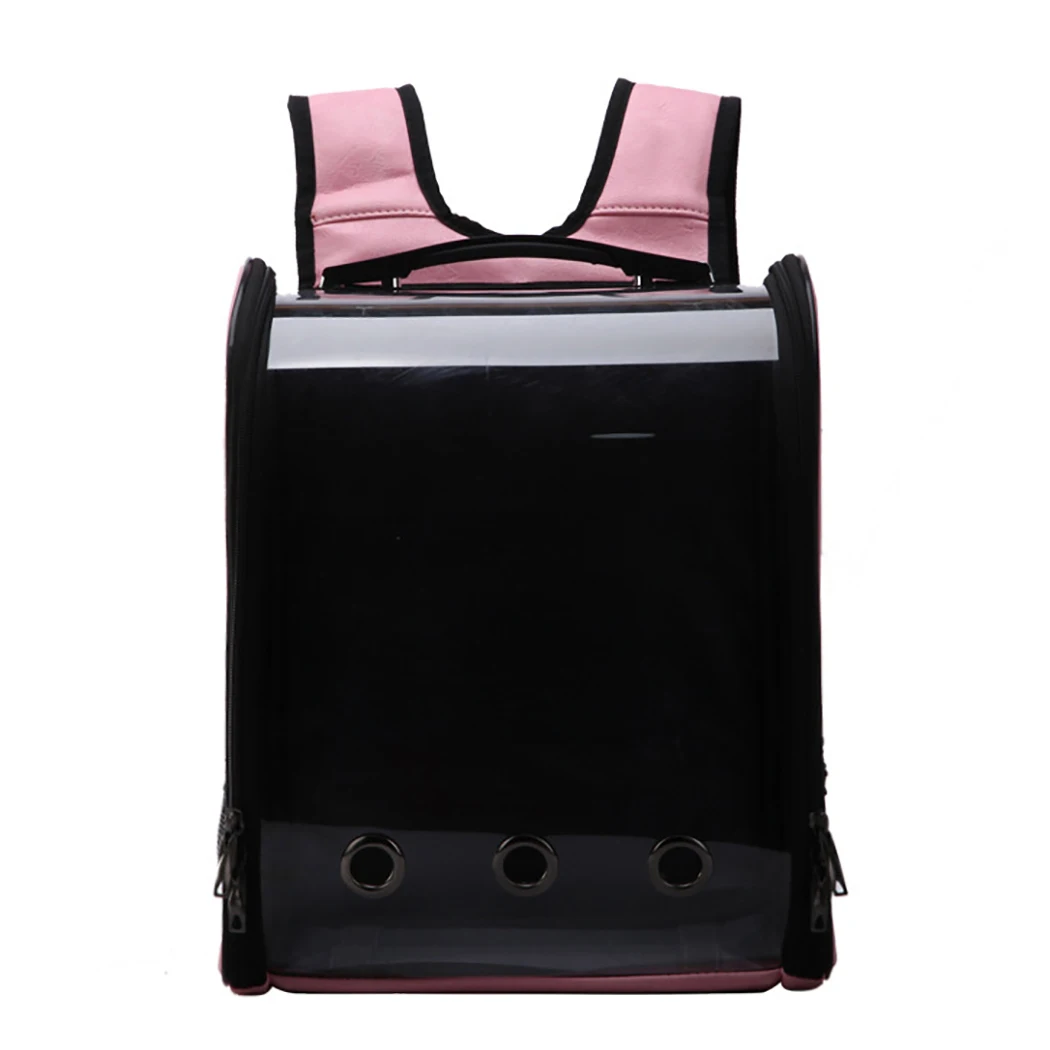 Портативный складной дышащий Видимый рюкзак для домашних животных прозрачные