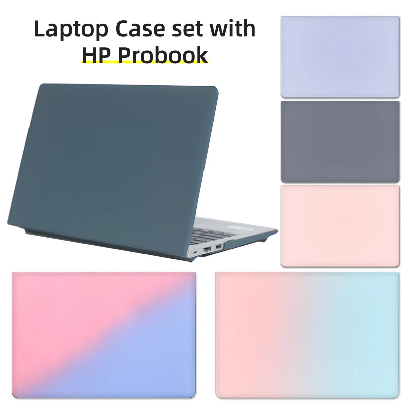 Apply to HP Probook 440 G8 14 inch Laptop Case for Protection PVC Hard Shell Notebook Cover Solid color Pavilion