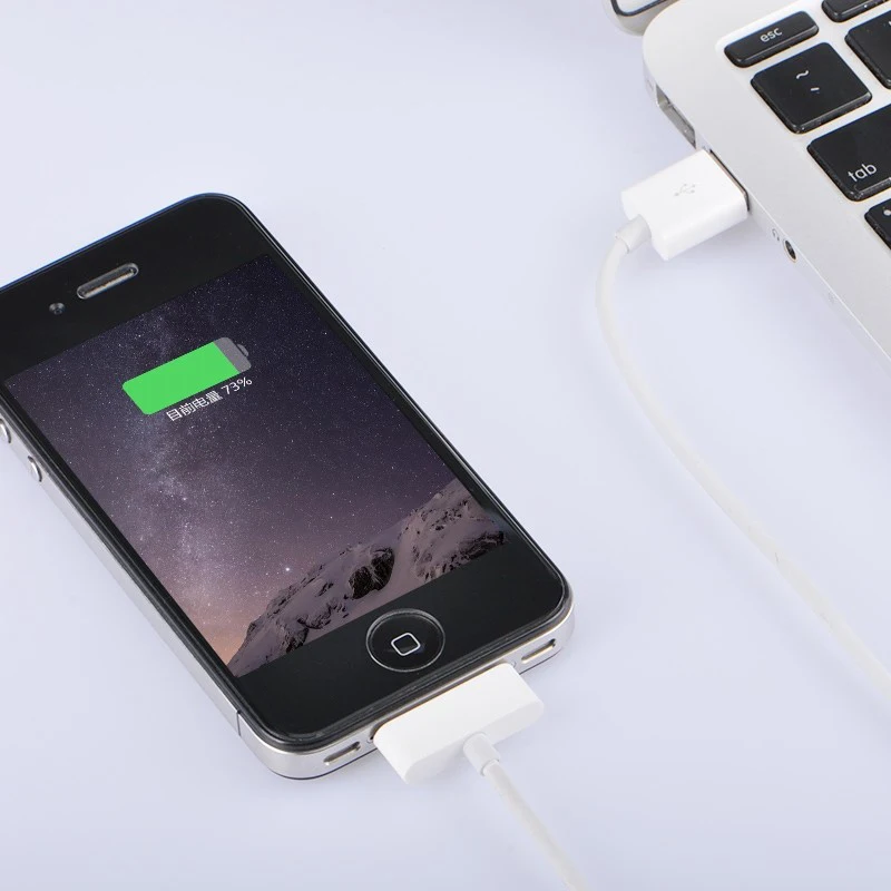Для iPhone Зарядное устройство 30 Pin USB кабель для передачи данных синхронизации 4/4S iPad