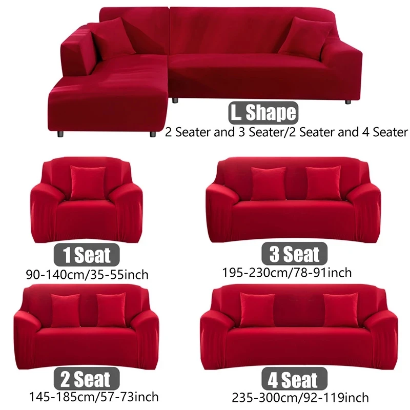 

Home Stretch Armchair Arm Chair Slipcover Polyester and Spandex 1-4 Seater Cushion Couch Cover Coat Furniture Protector