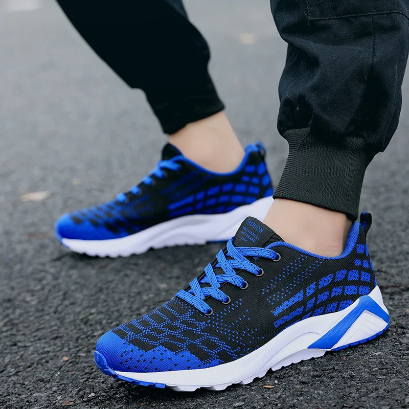 

2020 Hot Sale Men Casual Shoes Lac-up Men's Running Shoes Lightweight Comfortable Breathable Walking Sneakers Shoes For Men