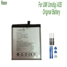 Roson for UMI Umidigi A3S Battery 3950mAh 100% New Replacement Parts Phone Accessory Accumulators With Tools