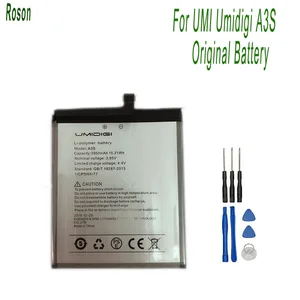 Аккумулятор Roson для UMI Umidigi A3S, 3950 мАч, 100% Новые запасные части, аксессуары для телефона, аккумуляторы с инструментами