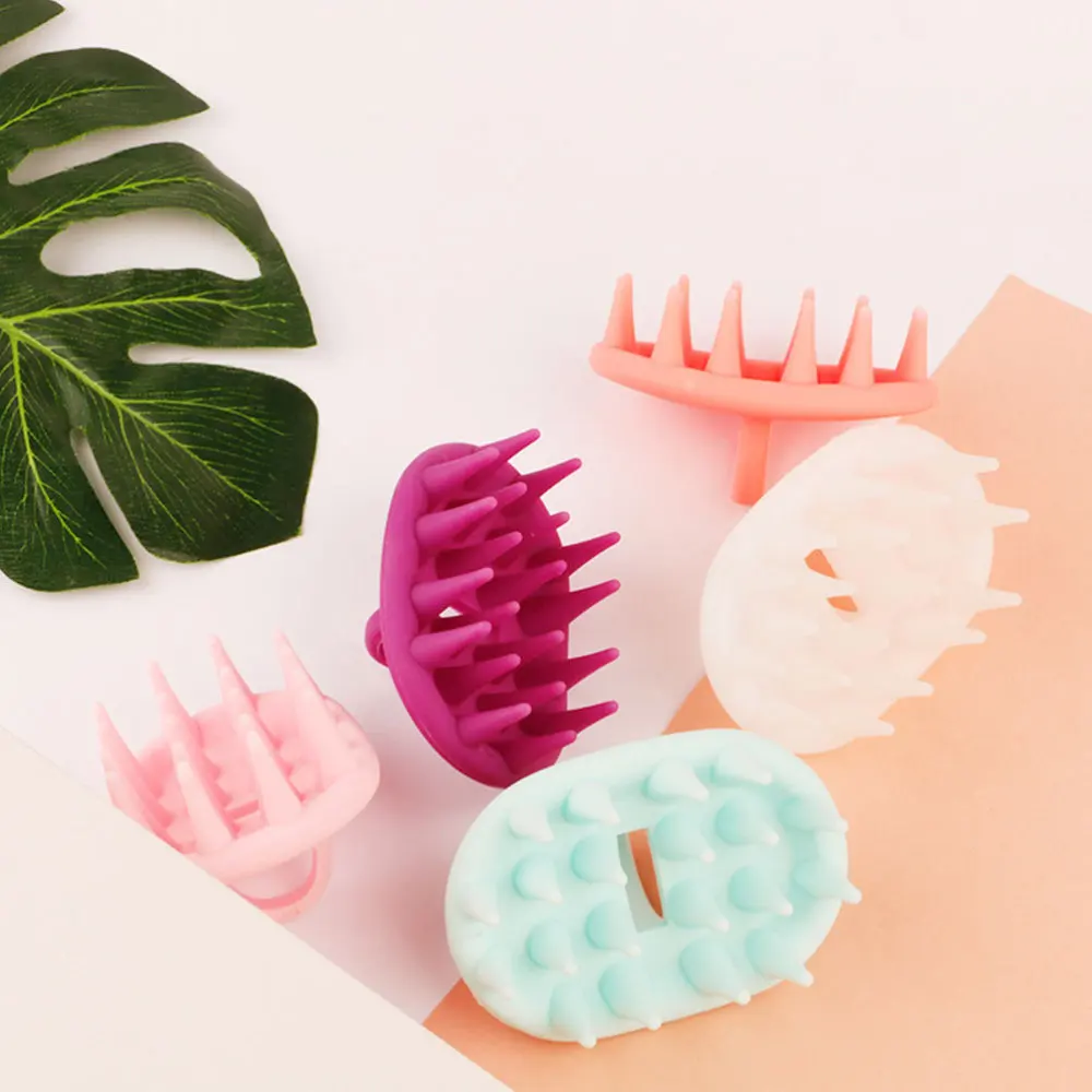 

2pcs Hair Shampoo Brush Scalp Care Hair Brush Shower Scalp Massager Brushes