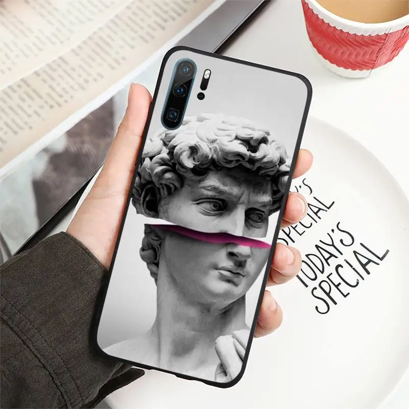 

David Medusa Phone Case For Huawei P40 P20 P30 Mate 40 20 10 Lite Pro Nova 5t P Smart 2019