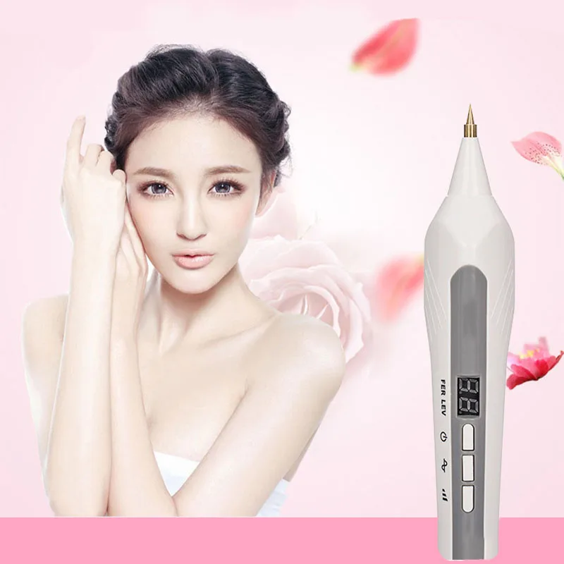 

2021 Laser Mole Removal Pen Wart Plasma Remover Skin Pore Care Tool Corn Freckle Dark Tag Nevus Pimple Spot Tattoo Cleaner Set