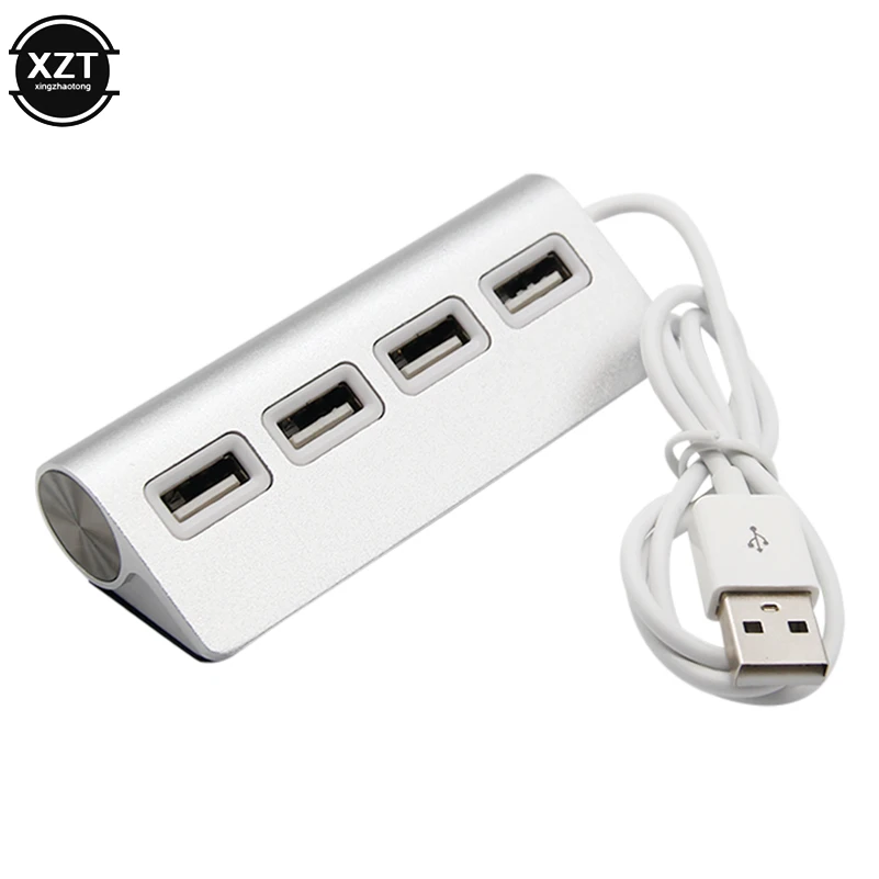 USB-концентратор Алюминиевый высокоскоростной с 4 портами USB 2 0 Для iMac Apple Macbook Air |