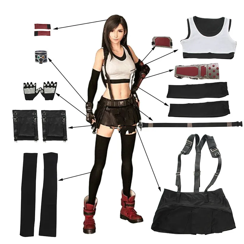 Костюм для косплея на Хэллоуин из игры финальная фантазия VII|Игровые костюмы| |