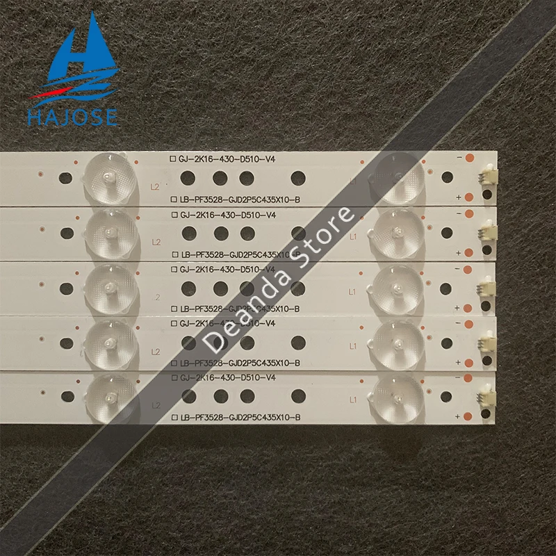 Светодиодная панель для подсветки AOC 25 шт./лот 10 светодиодов 43 дюйма Haier 43CH6000