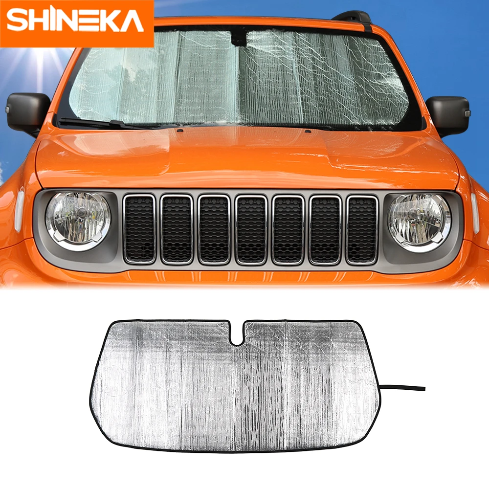 SHINEKA солнцезащитный козырек для Jeep Renegade лобовое стекло автомобиля Аксессуары 2016