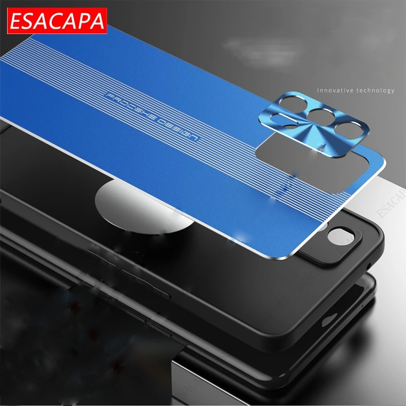 luxury matte aluminum metal phone case for realme gt neo 2 shockproof camera lens protection cover for oppo reno 5 pro plus free global shipping