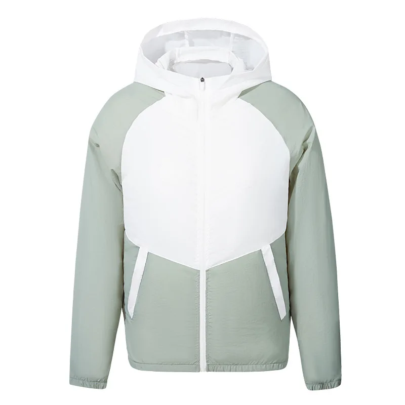 Мужская Уличная охлаждающая куртка PARATAGO из чистого хлопка с USB-портом и защитой