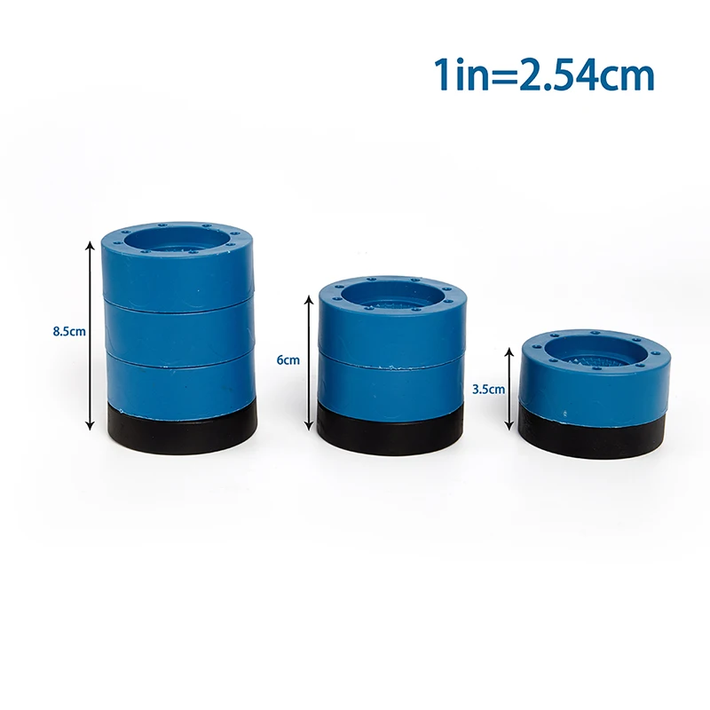 4PCS Washing Machine Anti-Vibration Anti-Slip Base Fixed Rubber Feet Pads Mat Roller Kit Furniture Lifting Foot | Обустройство дома