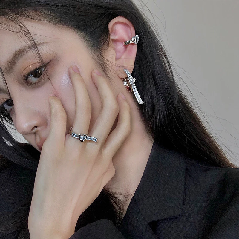 Серьги в форме сердца с особым дизайном высокий сенсор любовь новинка 2020 модные