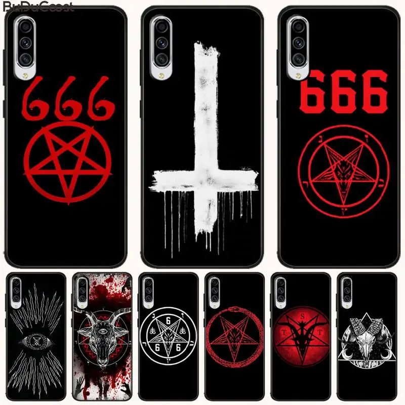 

Slok hell Satan Devil logo sign 666 Phone Case For Samsung A10 20 30 40 50 70 10S 20S 2 Core C8 A30S A50S A7 8 9