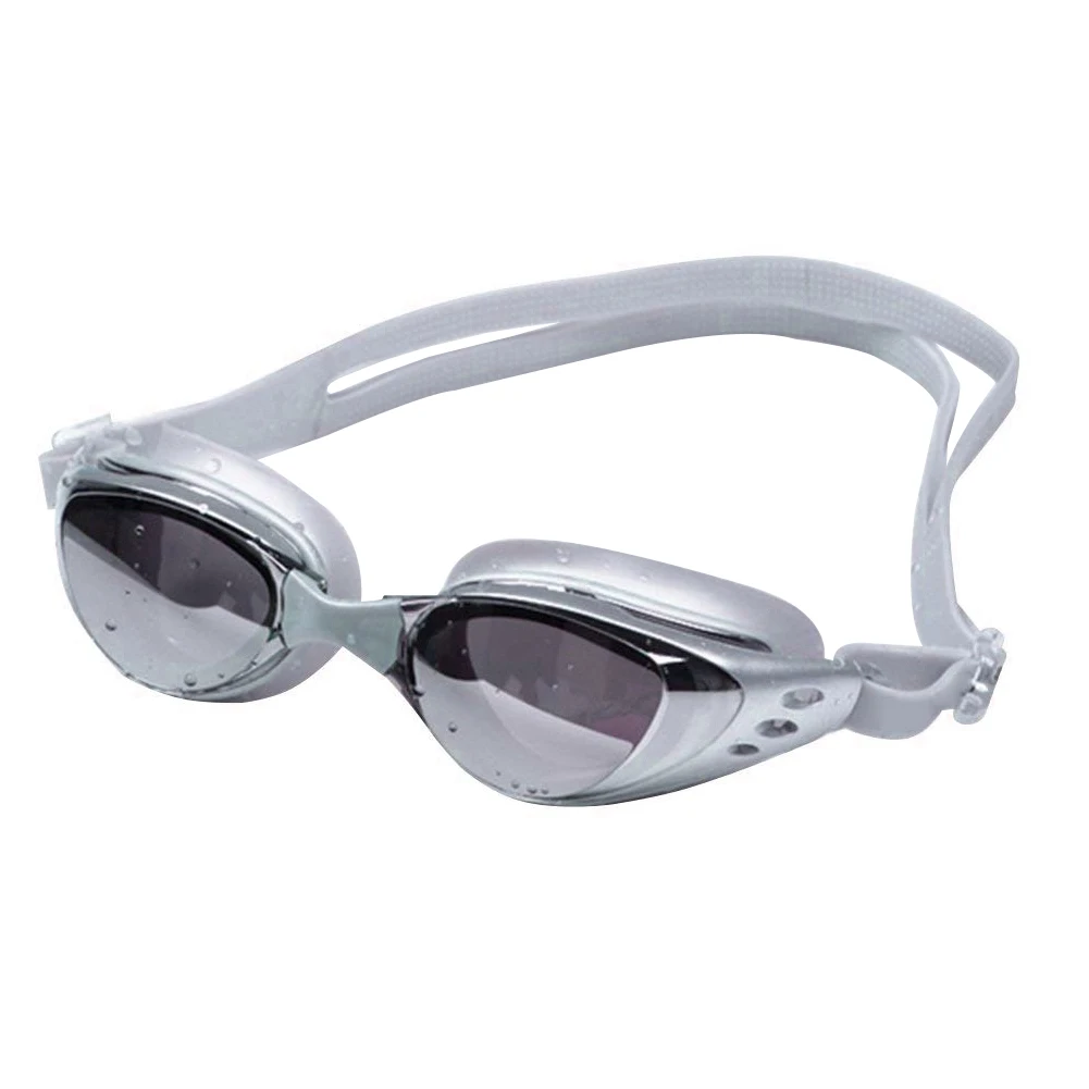 

New Adjustable Goggles Swimming Glasses Anti-Fog UV Protect Children Waterproof Silicone Mirrored Swim Eyewear Kids Adluts