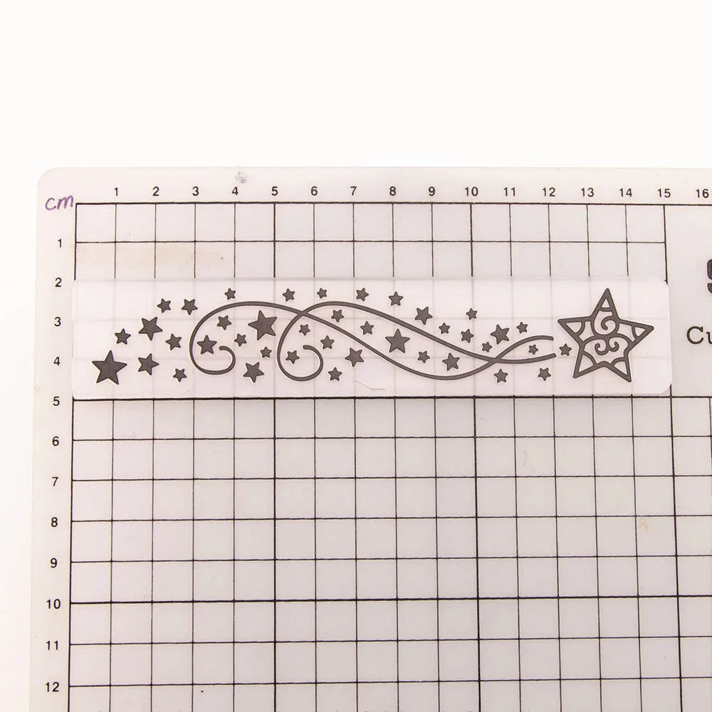 15x3 см из пластика с принтами маленькими звездами ремесло изготовления открыток
