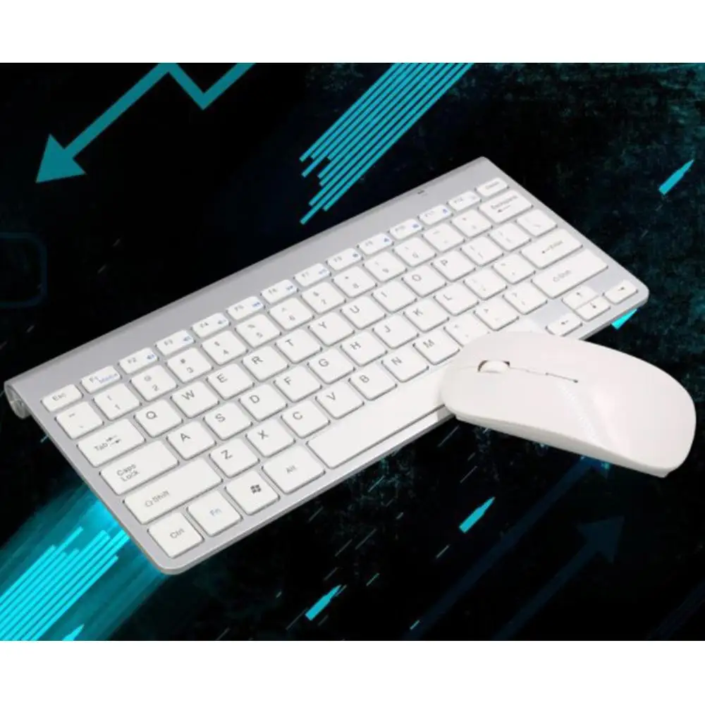 2.4Ghz Ultra-Thin Wireless Keyboard And Mouse Combo With USB Receiver set For Apple PC WindowsXP/7/8/10 rose gold | Компьютеры и офис
