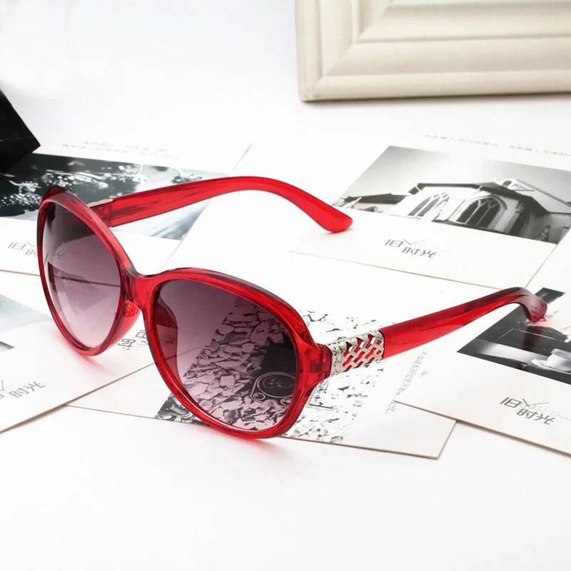 Овальные Солнцезащитные очки AIMISUV 2020 женские круглые градиентные солнцезащитные