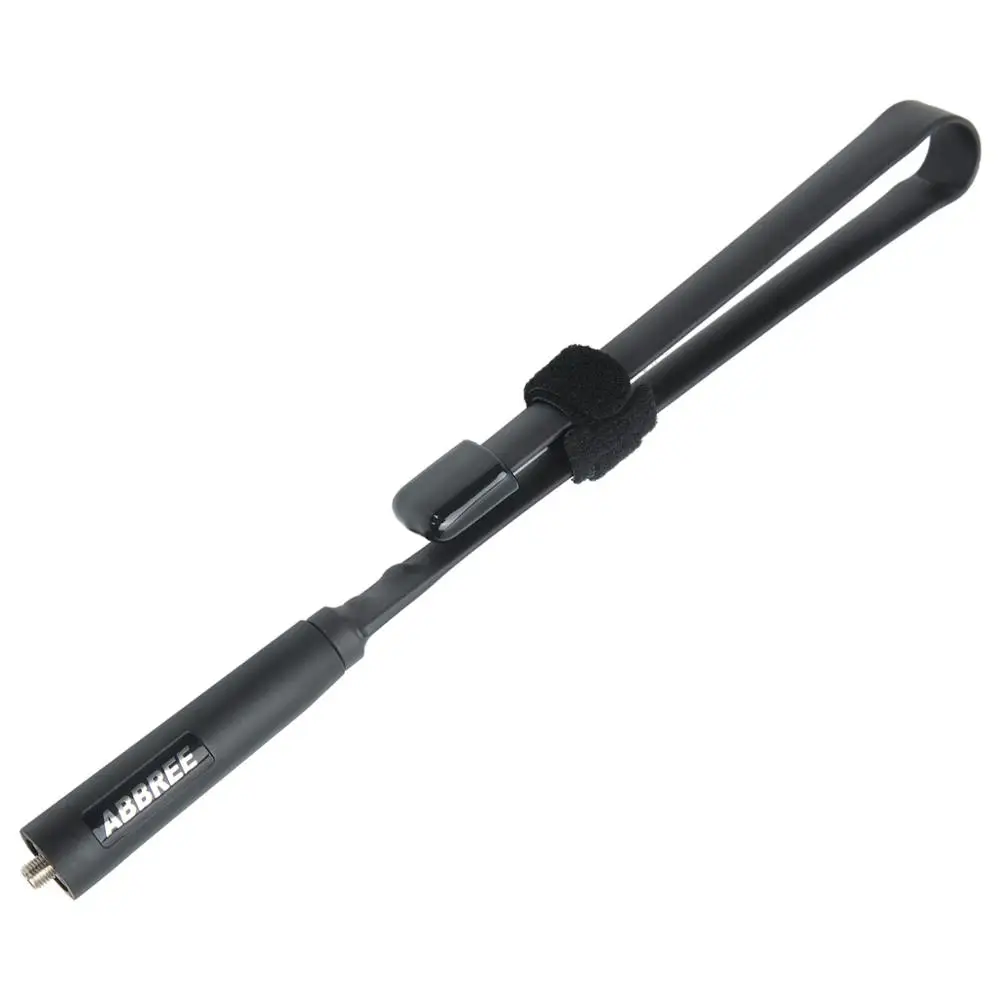 ABBREE SMA-Female Dual Band 144/430Mhz Foldable CS Tactical Antenna For Xiaomi Mijia Smart Walkie Walkie Talkie Ham Radio