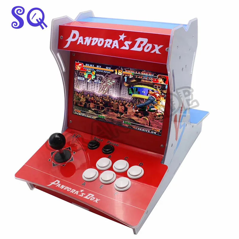 Двойная аркадная мини-машина с двойным экраном 10 1 дюйма встроенная коробка Pandora 9D