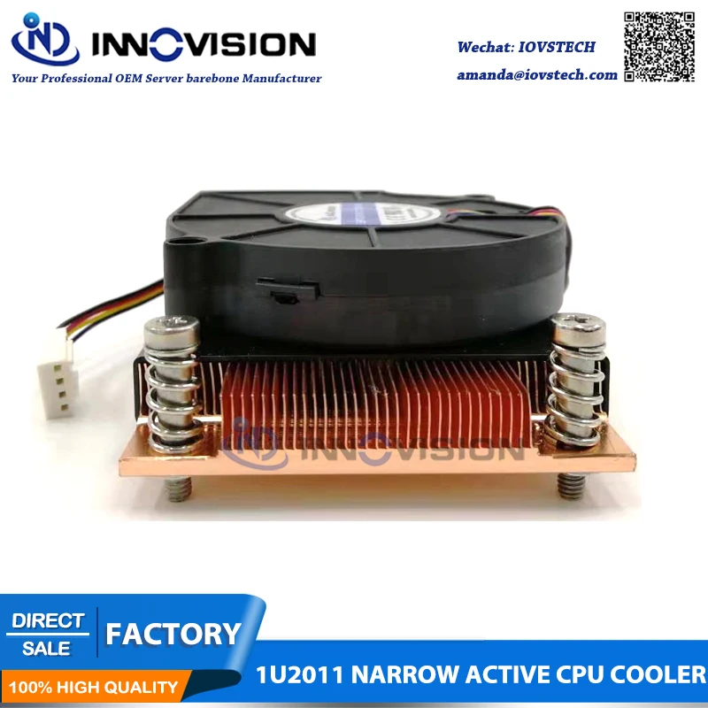 1u LGA2011 узкий 94*56 мм кулер для серверного процессора радиатор подходит intel Xeon E5-2600