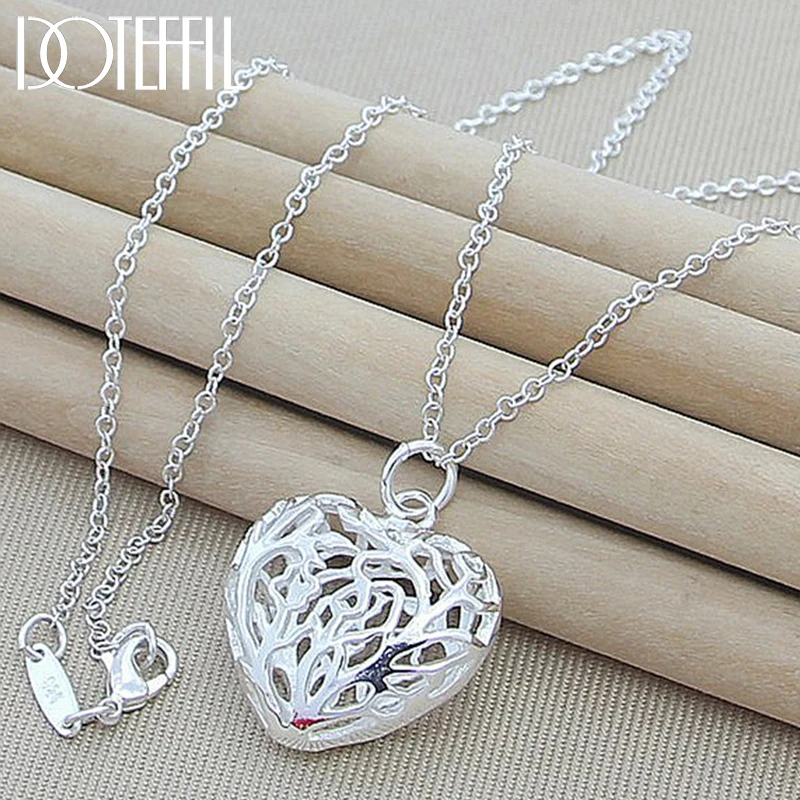 Цепочка с подвеской DOTEFFIL из серебра 925 пробы 18 дюймов|sterling silver necklace|925 sterling