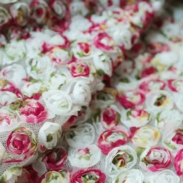 1 ярд потертая ткань с искусственным кружевом шифоновая весенне летняя для