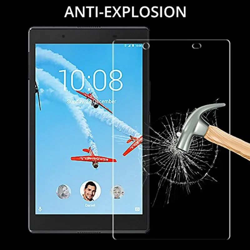 

9H Full Screen Protector Tempered Glass For Lenovo Tab 4 8 TB-8504F TB-8504N 8504X 8.0"inch Clear Tempered Glass Cover Guard