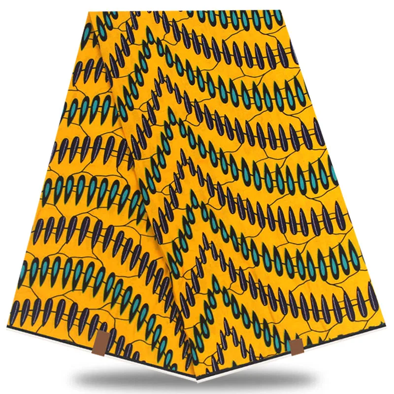 Новое поступление 2021 гарантированно настоящий воск африканская Анкара Гана 6