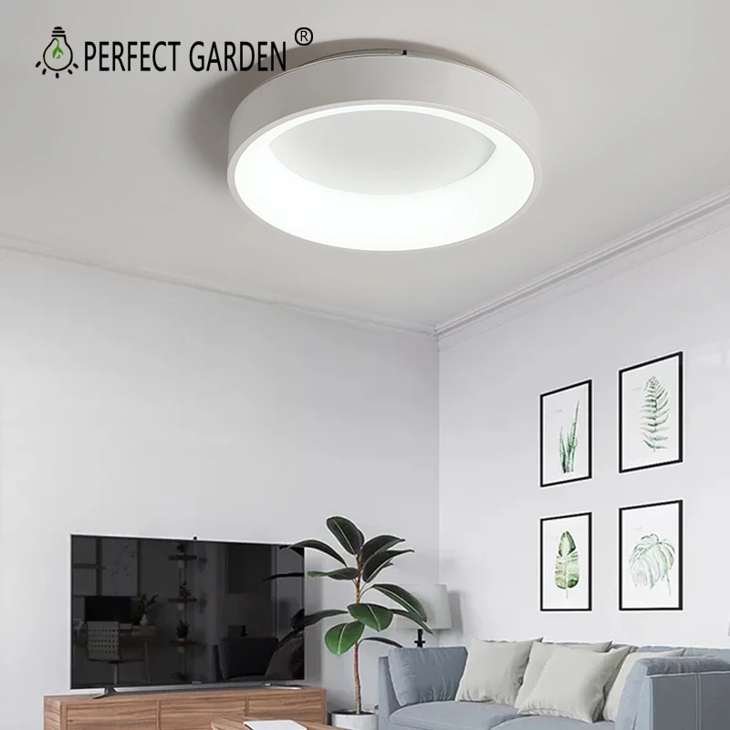 

Modern Round Design Ceiling Lights For Living Room Bedroom For Living Room Bedroom Circle Rings Lighting Fixtures Luminaire