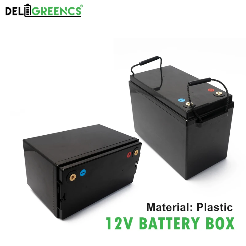 Caja de batería de litio, 12V, 280AH, LiFePO4, 70AH, 90AH, 100AH, 180AH, 200AH, ABS, plástico, para DIY, 18650, 32700