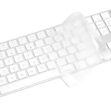 For 2021 Apple New iMac 24 inch M1 Chip Magic Keyboard  Numeric Keypad and Touch ID Model A2520 TPU EU EURO Keyboard Cover Skin