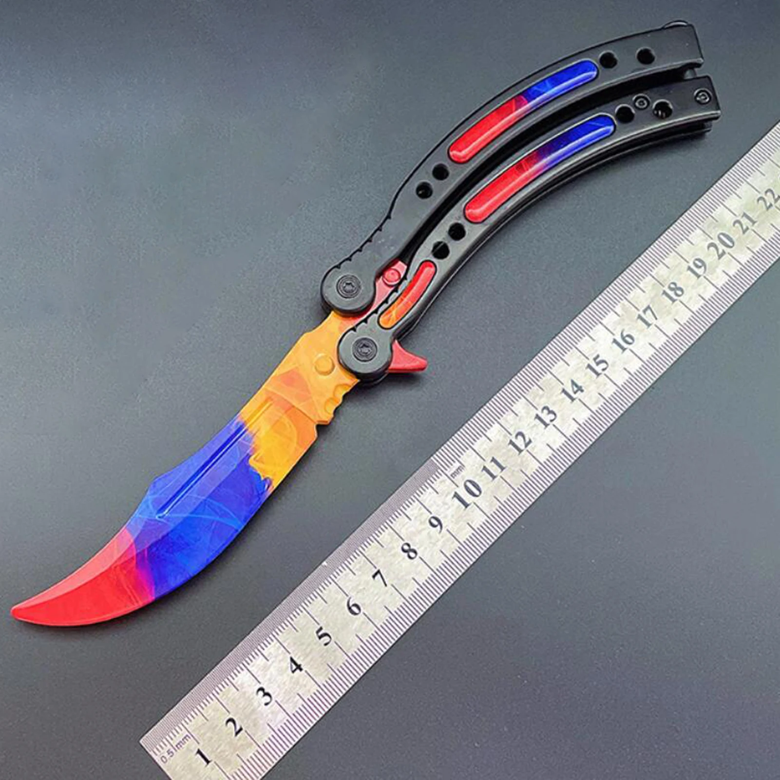 

Outdoor 5Cr13 Strike Knives Survival Hunting Knife Camping Tools Tactical Claw Knife Butterfly Training Knife