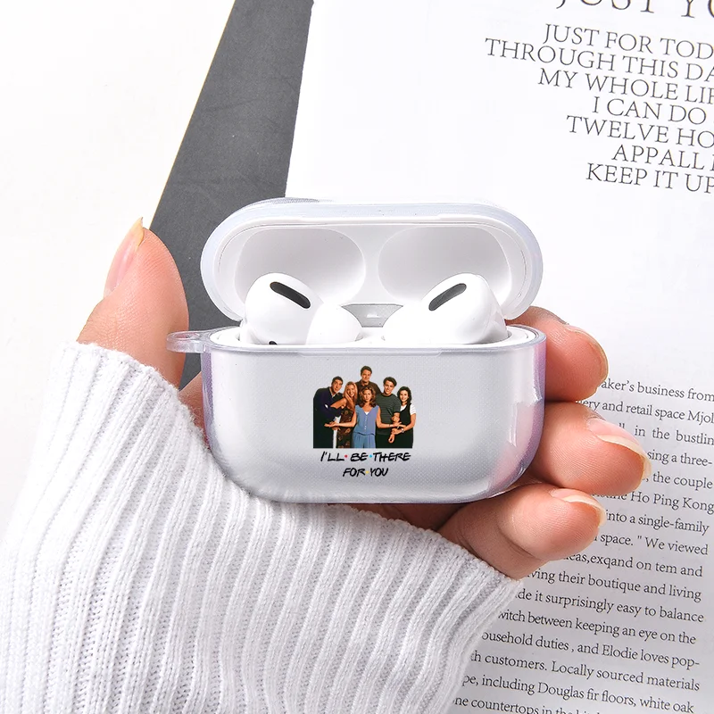 Мягкий чехол с кристаллами для Apple airpods 1 2, чехол для наушников серии Friends TV, силиконовый защитный чехол для наушников Airpods Pro, чехол - Для фанатов сериала «Друзья»