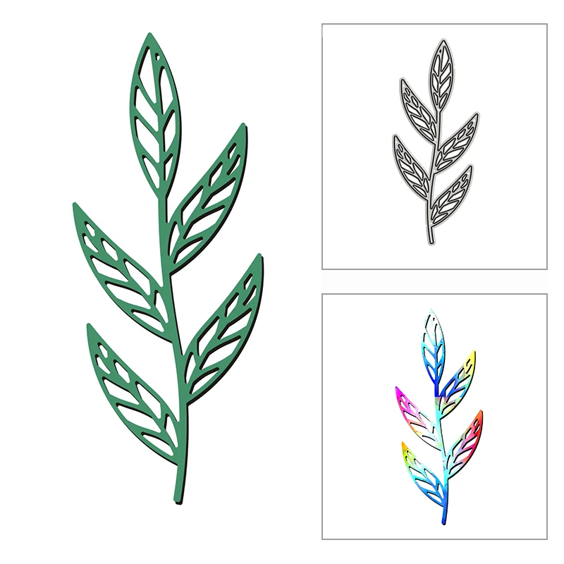 

New 2021 Slim Leaves Plant Metal Cutting Dies for DIY Scrapbooking Paper and Card Making Decorative Embossing Craft No Stamps
