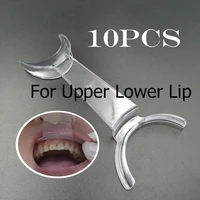 10pcs mouth expand lip retractor intraoral black cheek upper lower lip retractor dental mouths openers orthodontic dentist tools