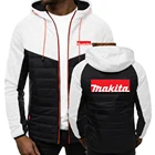Мужская демисезонная спортивная куртка Makita с логотипом, модель 2021 года