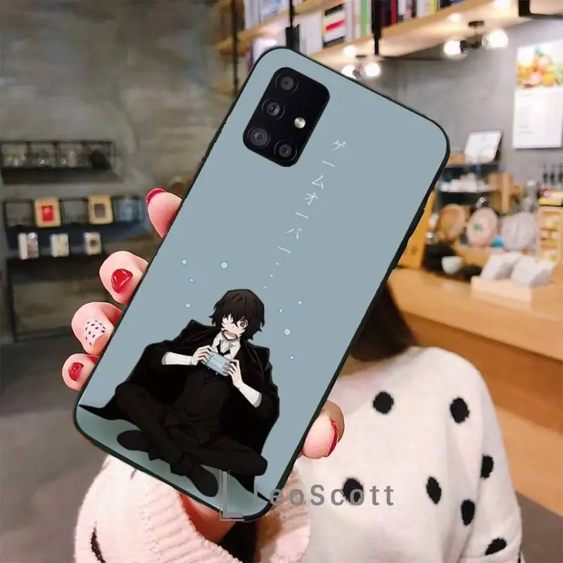 

Bungo Stray Dog Anime Phone Case For Samsung A40 A50 A51 A71 A20E A20S S8 S9 S10 S20 Plus note 20 ultra 4G 5G