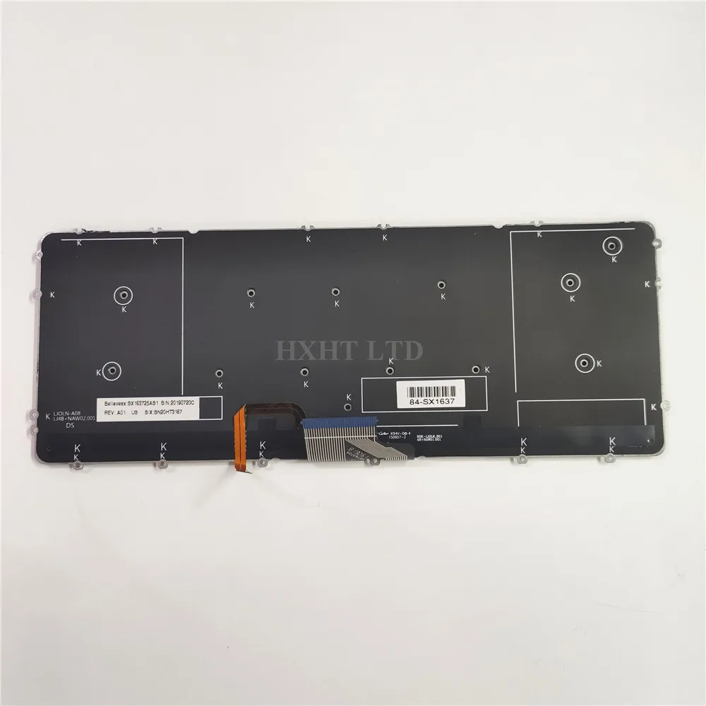 Новая Оригинальная клавиатура для ноутбука Dell XPS 15 9530 M3800 Версия США с подсветкой полностью протестирована