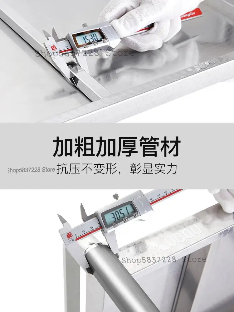 Выдвижная полка для микроволновой печи двойная из нержавеющей стали кухни