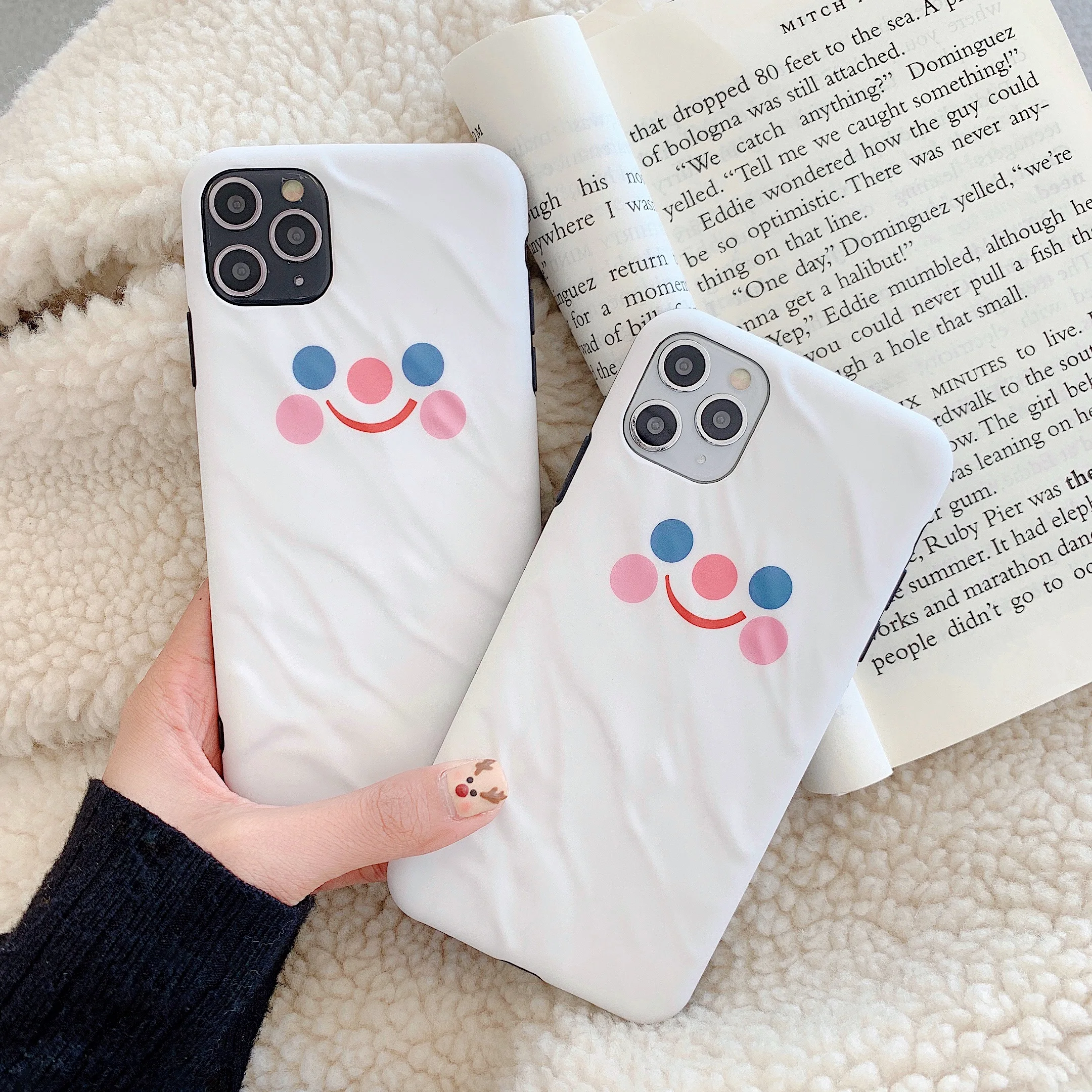 Милый смайлик полная посылка сторона Мягкий ТПУ и ультратонкий для iphone 6 7 8 X XS XR 11