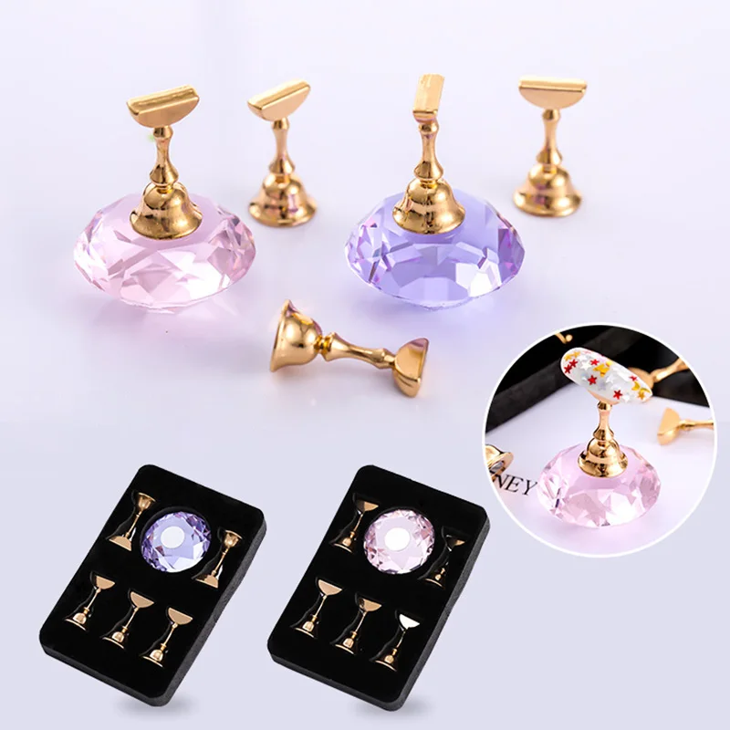 5 шт./компл. полка для дизайна ногтей с кристаллами и бриллиантами подставка