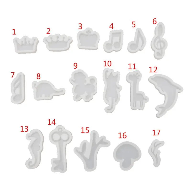 

Силиконовые формы из смолы, ювелирные инструменты для кошек, кроликов, оленей, дельфинов, DIY формы для эпоксидной смолы